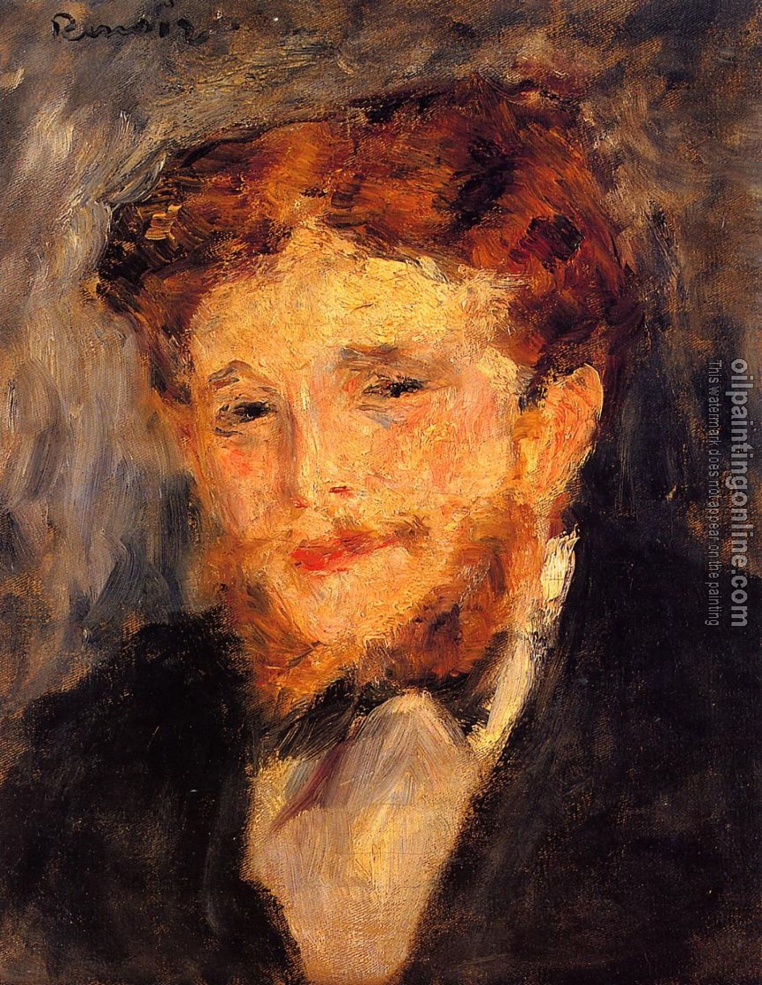 Renoir, Pierre Auguste - Portrait of Eugene Pierre Lestringuez